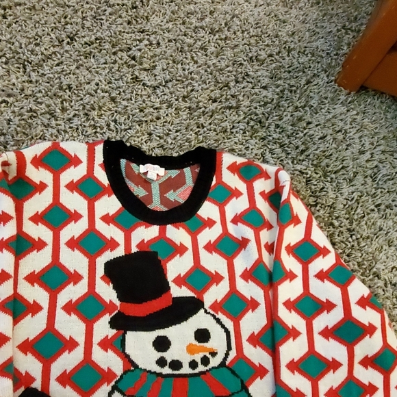Lularoe Snowman Sweater Size XL - Picture 4 of 4